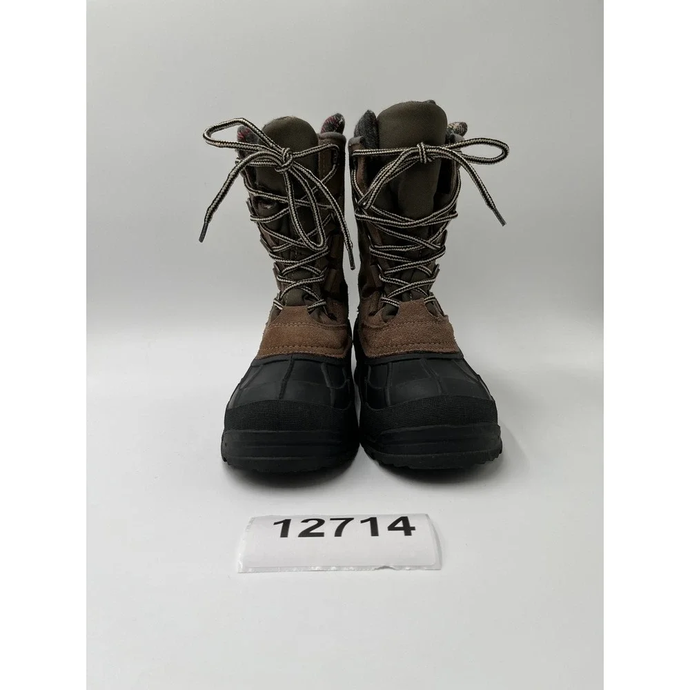 Weatherproof Duck Boots Mens 8 Brown Excellent Plaid Lined Winter Suede
